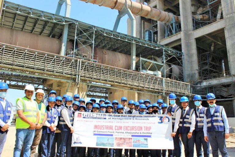 Industrial Visit to JK Cement: A Perfect Blend of Learning & Exploration
